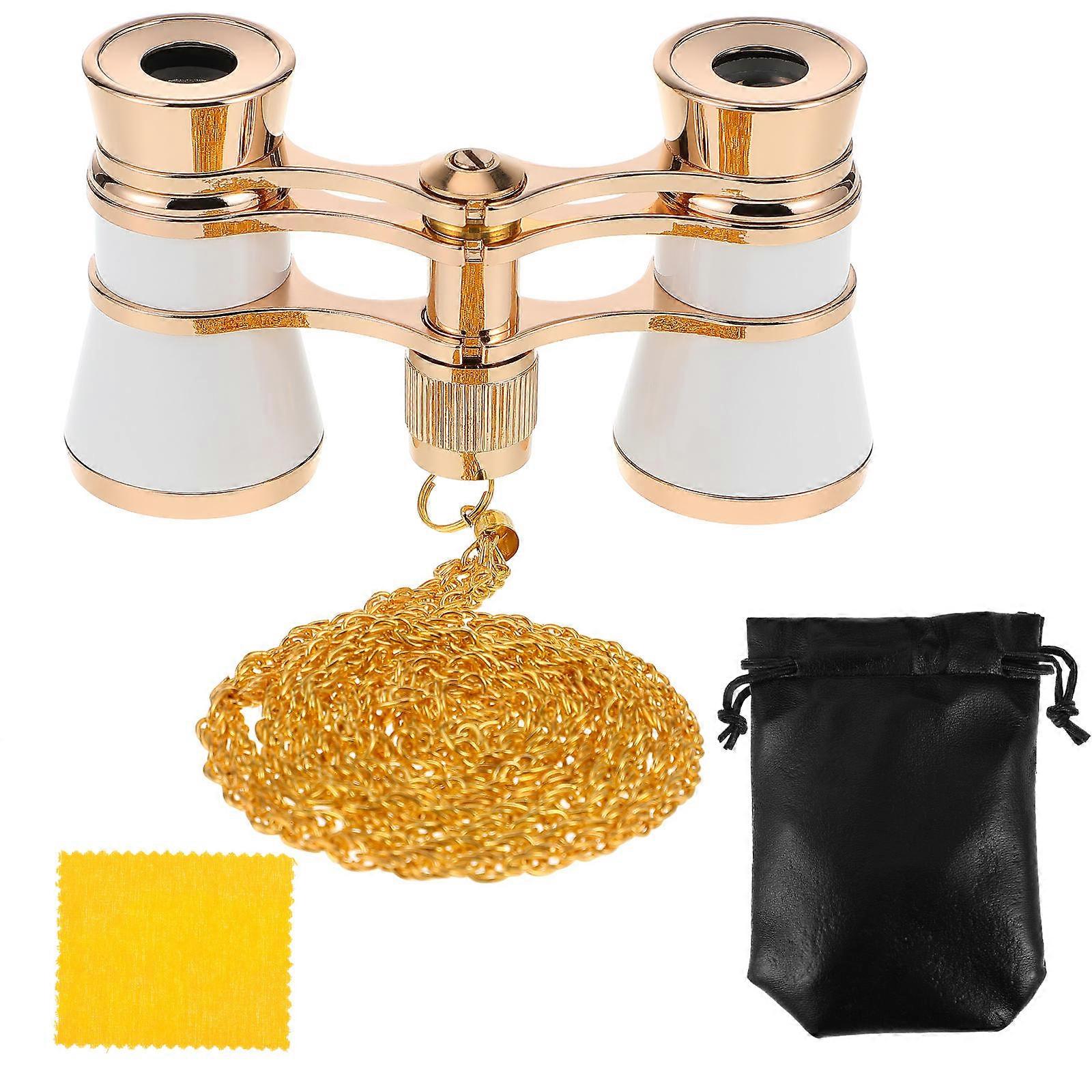 Opera Glasses Metal Binoculars for Playing 1Set Compact and Portable