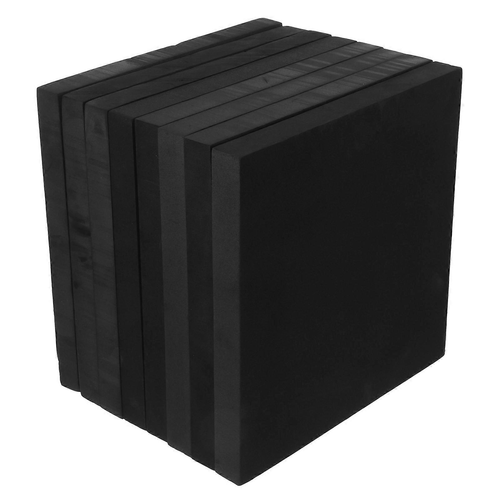 Black Cuttable Foam for Packing Protection 8Pcs Eva Foam Sheets
