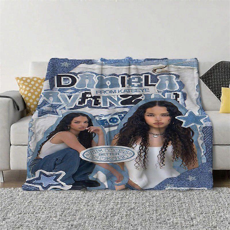 Couverture en flanelle confortable à motif Ayliva, douce et chaude pour toutes les saisons. Convient pour le lit, le canapé, le bureau et l'extérieur - AZXVB71