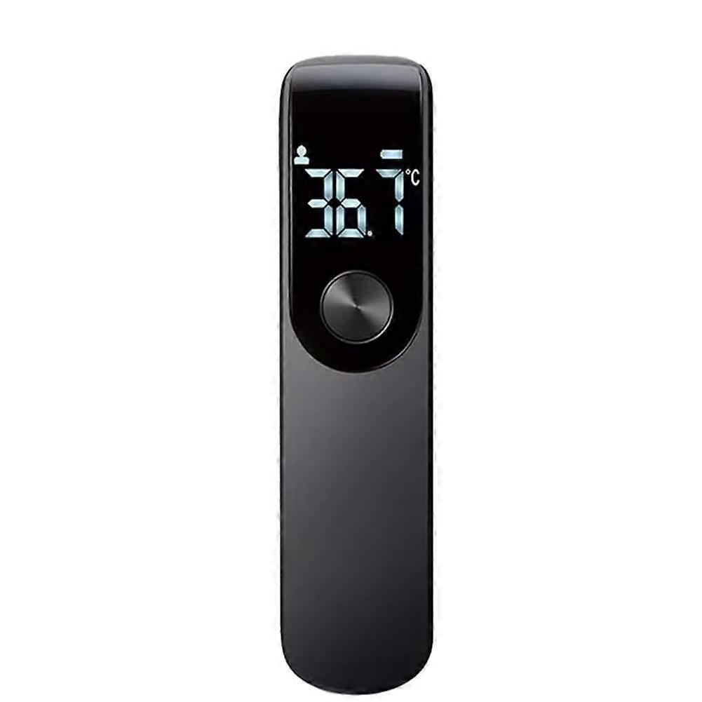 Digital Infrared Thermometer Highly Sensitive Non-Contact Body Temperature Measuring Meter Hygrometer Black