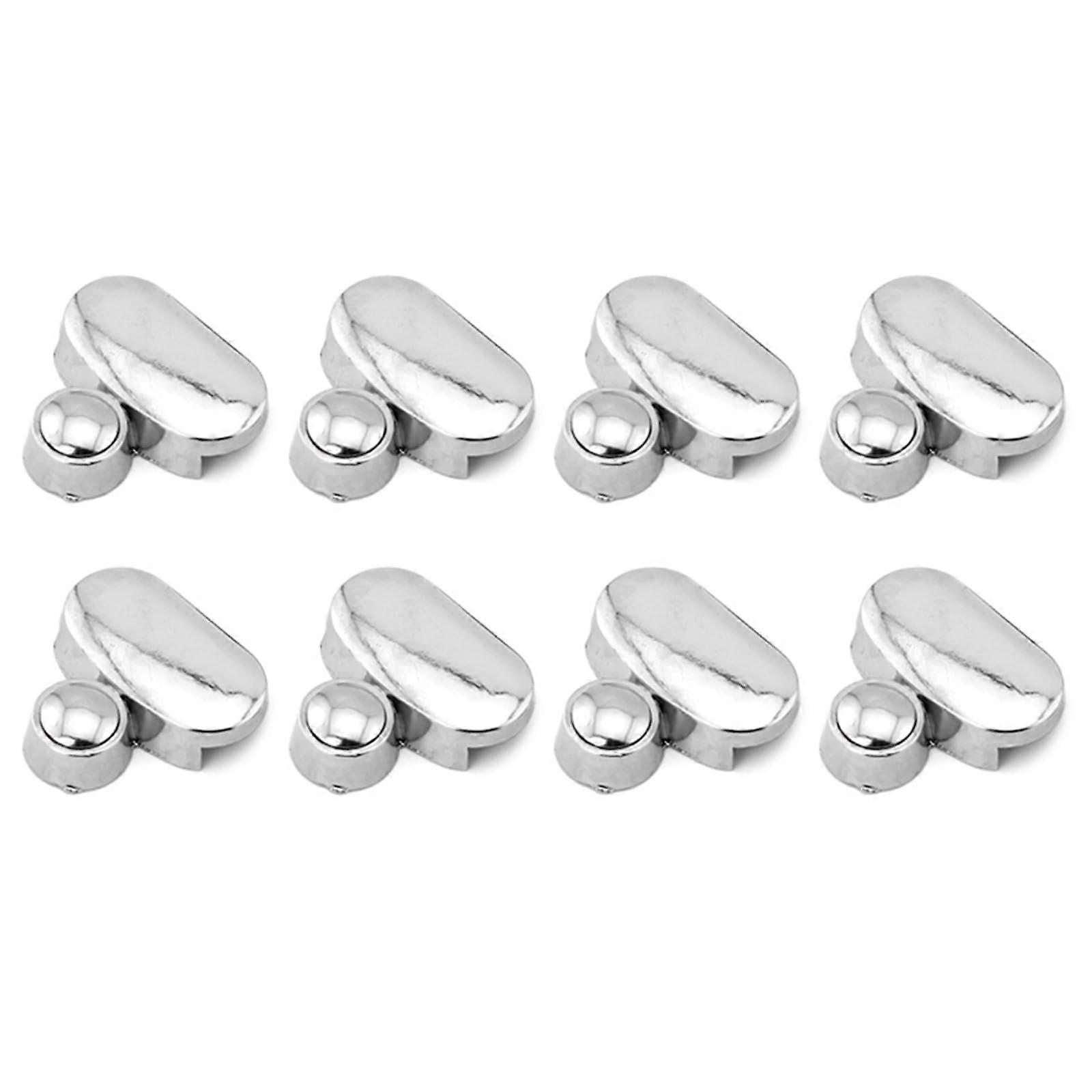 Bathroom Mirror Mounts Rustproof Zinc Alloy 360° Adjustable Frameless Glass Brackets