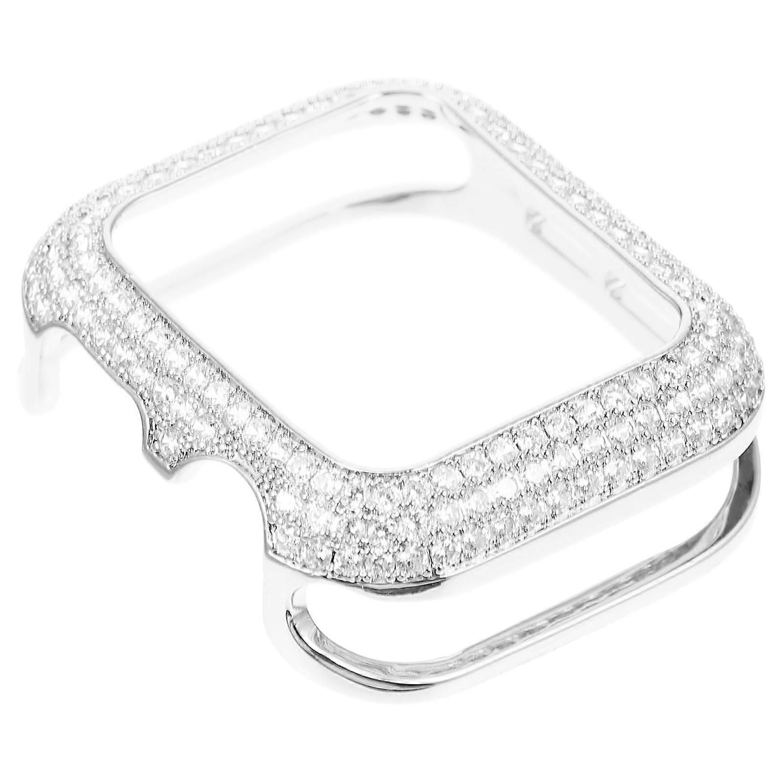 Charm for Metal Watch Protector Case Shiny Silver