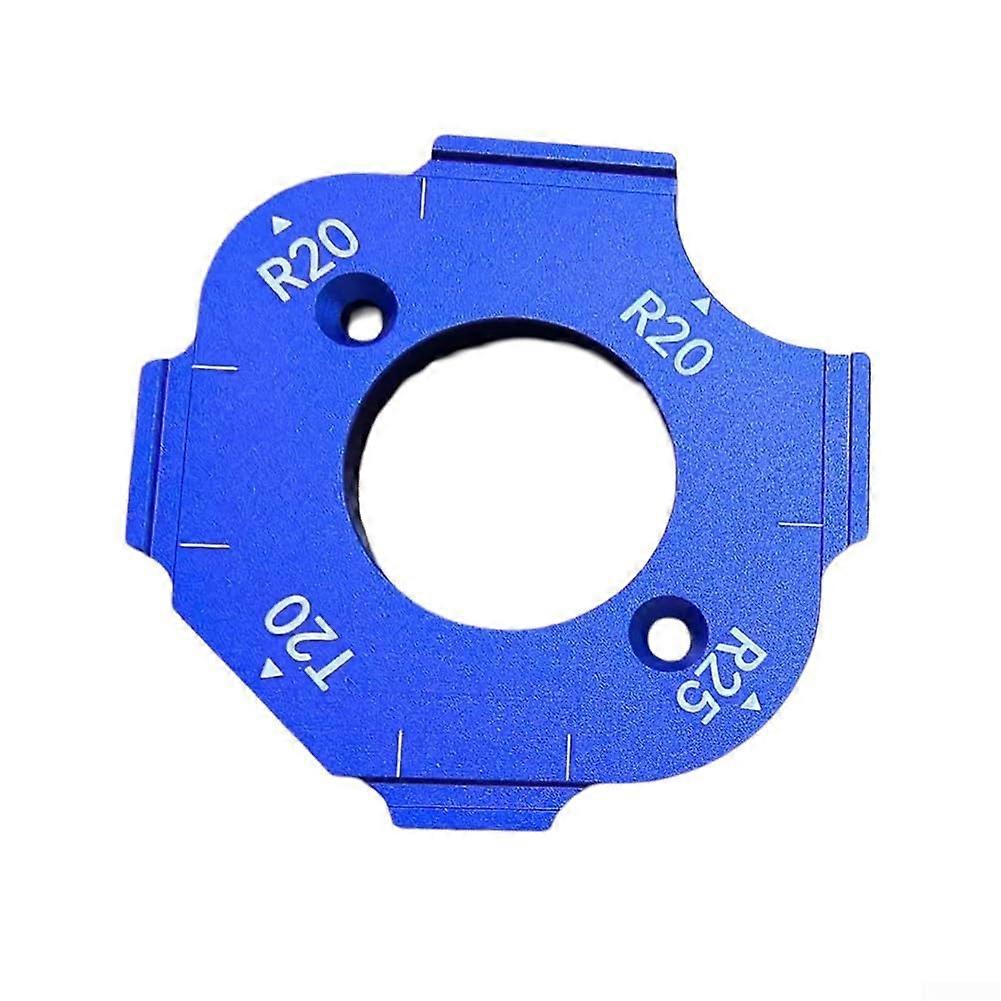 Woodworking Corner Template Aluminum Alloy Cabinet Jig with Precision Corner Copying and Versatile Angle Options Blue RT20