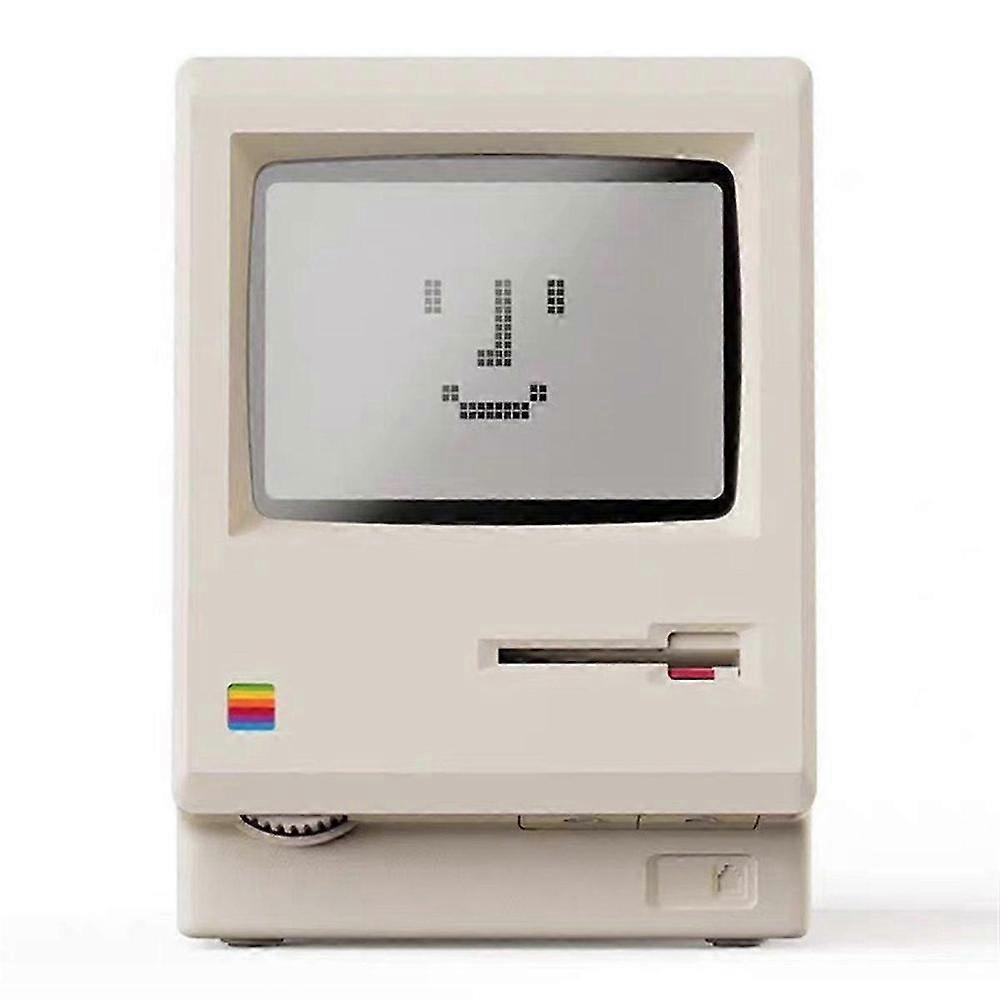 Maclock Retro Desk Alarm Clock with USB Charging Port