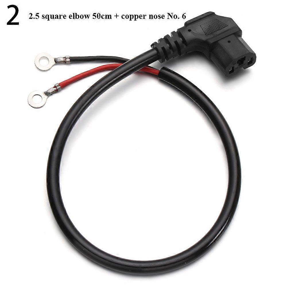 Interface Cable Wire T Type Cable Electric Tricycle Parts E-bike Charging Plug Charging Plug Socket