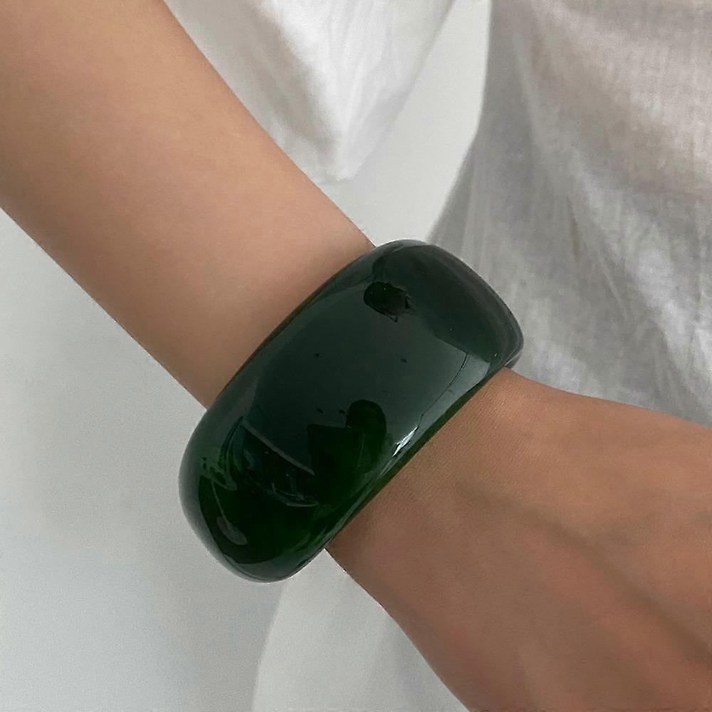 Irregular Resin Bangle Gold Exaggerated Bracelet Exaggerated Cuff Bangles  Decoration