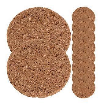 10pcs Taubenzucht-Eier-Matte Nest Kokosnuss-Kokosmatte Zubehör Vogel-Matte Vogel-Nistplätze Matten