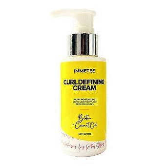 Krølledefinerende creme Ultra fugtgivende, anti-frizz krøllecreme fugtgivende langvarig styling, fugtgivende hårmaske krøllecreme til at definere alt