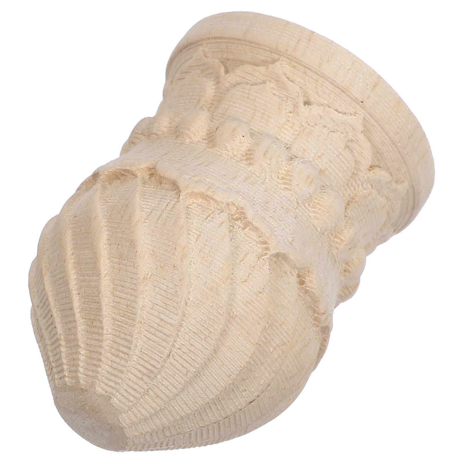 Wooden Finials Solid Wood Pineapple Finial for Decoration