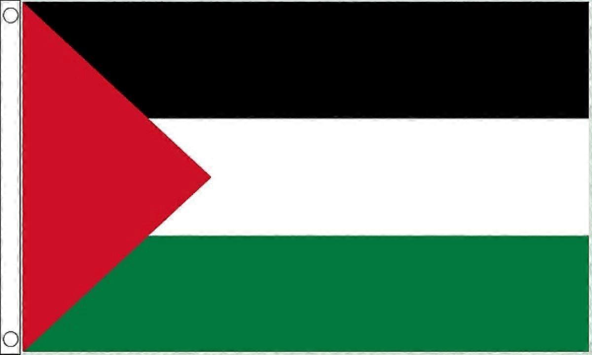 Palestine Flag 3x2 FT Polyester Banner with Metal Eyelets and Bold Screen Printing