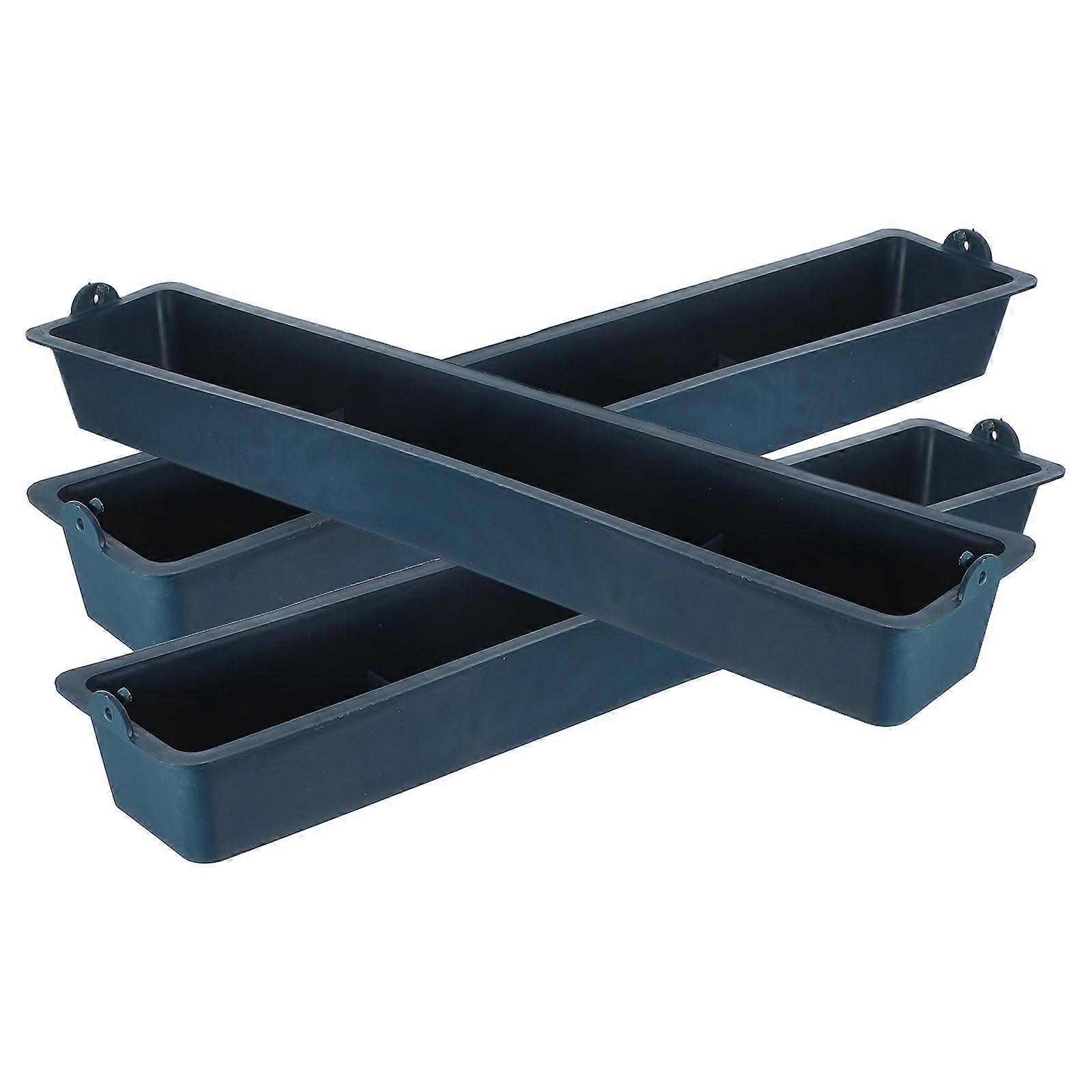 Fodder Pot Chicken Feeding Basin Hanging Feeder 3Pcs for Poultry Use