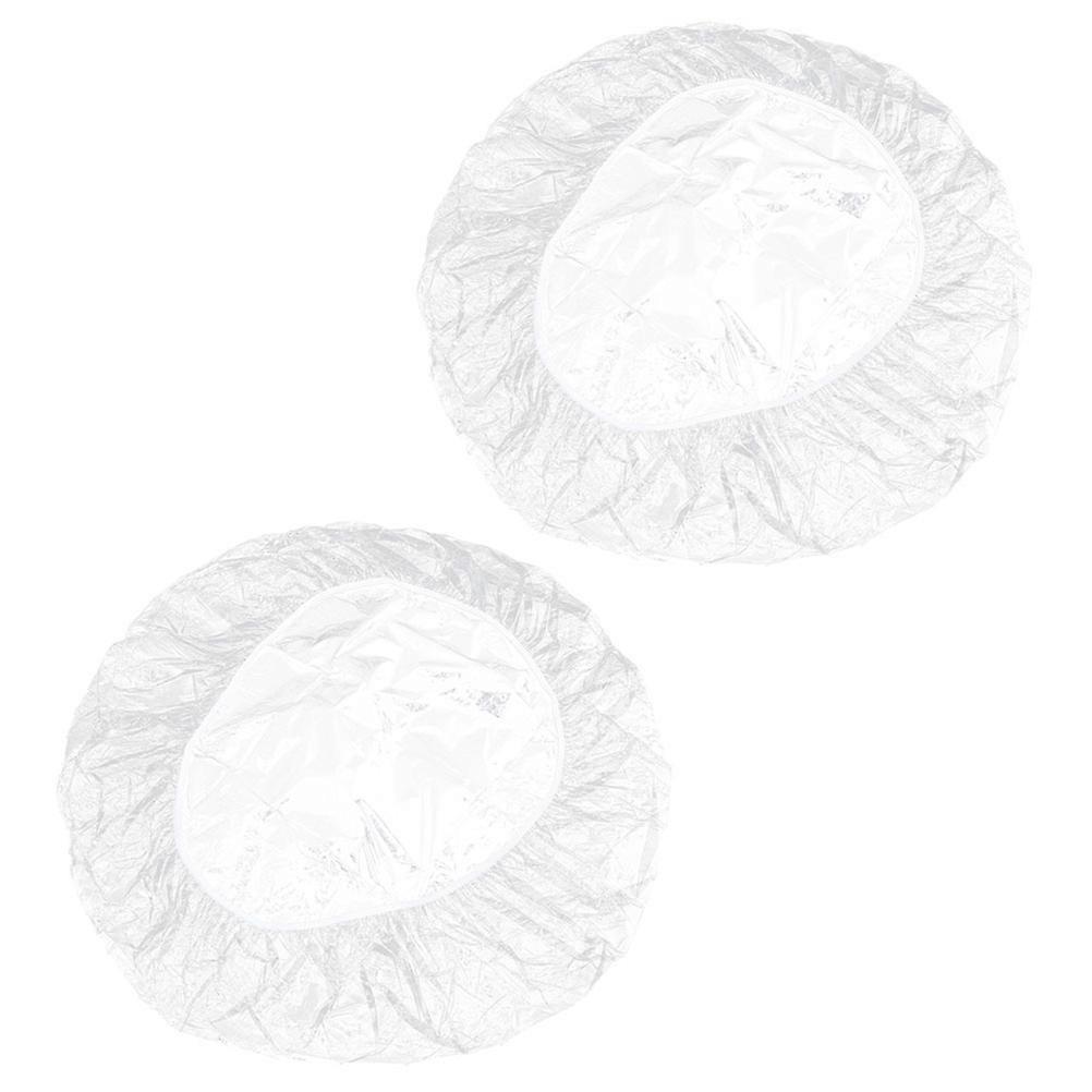 Clear Plastic Table Cover Flannel Backed Tablecloth Dining Table Decor Heat-Resistant 2Pcs