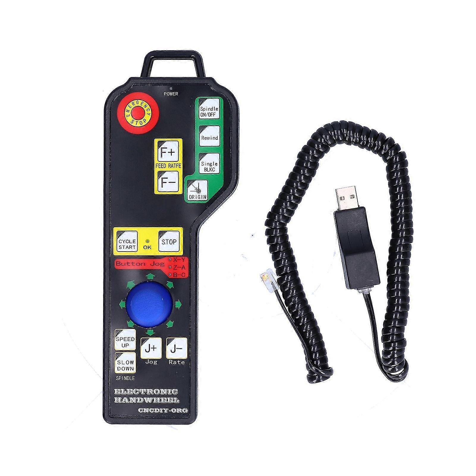 2026 6 Axes Wireless Plastic Handwheel Controller for Mach System