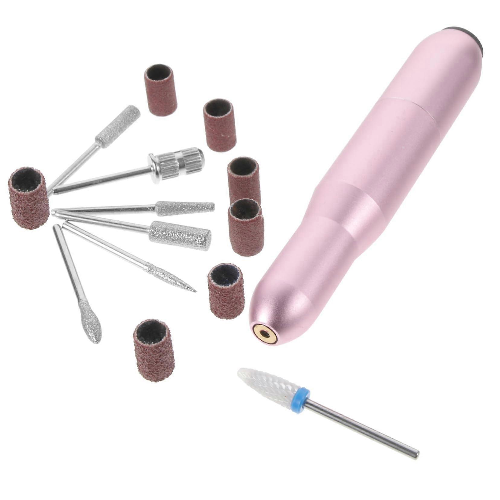 Electric Nail Drill with Precise Speed Control, USBPowered Manicure Pedicure Grinder Set