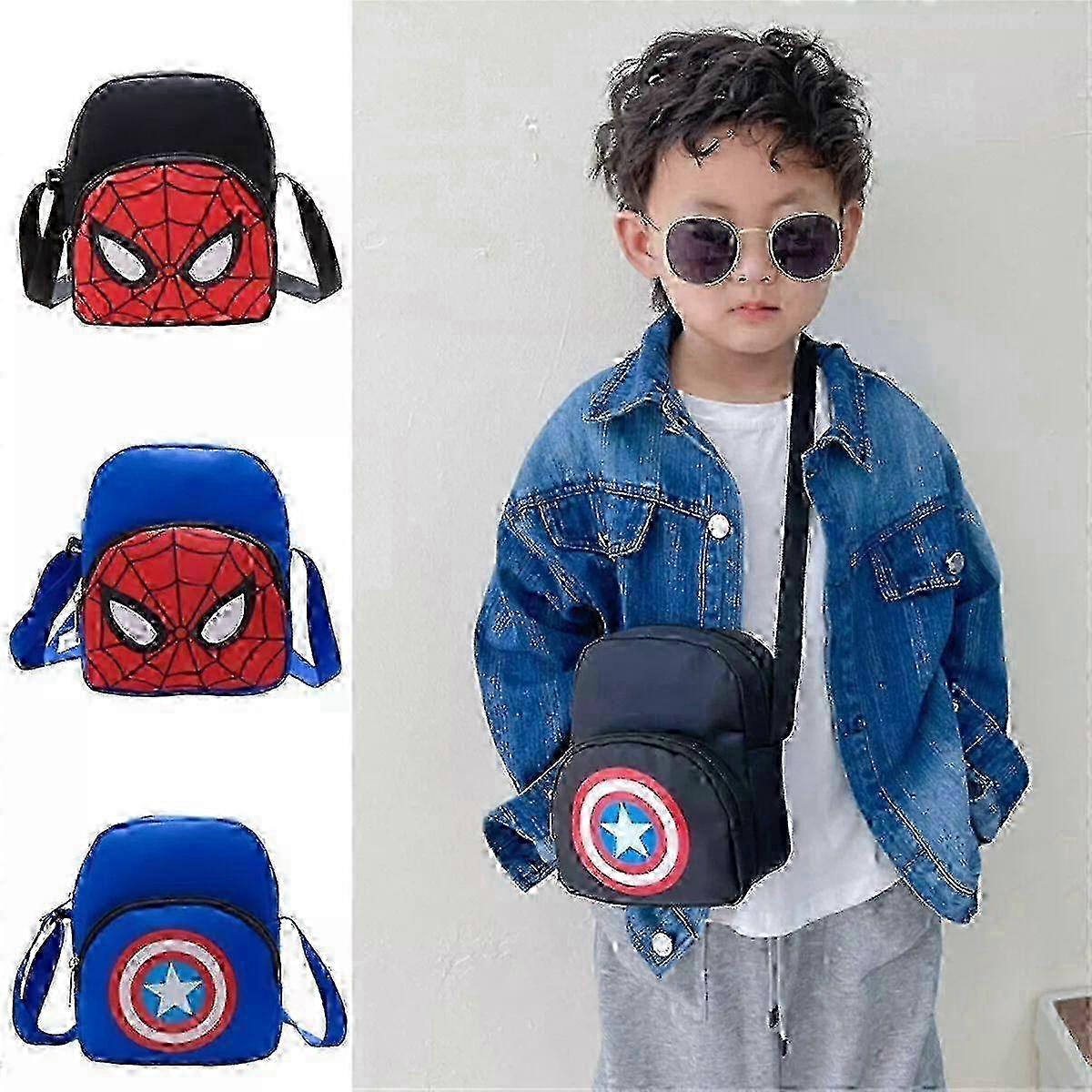 2025 Spiderman Captain America Messenger Crossbody Bags Gifts