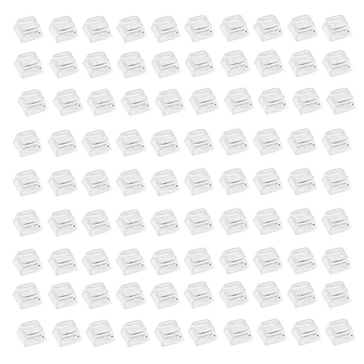 90pcs XDA Profile Transparent Keycaps for MX Mechanical Keyboards Blank PC Caps