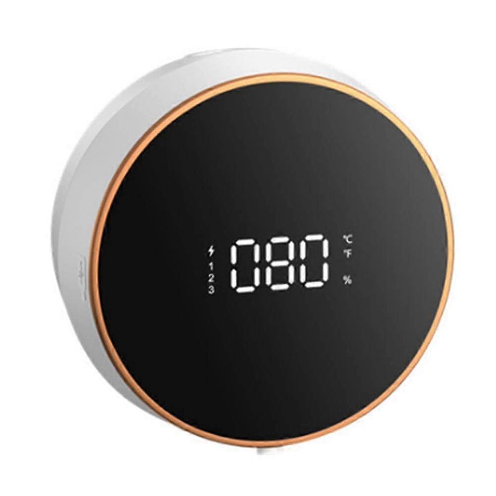 Automatic Soap Dispenser with Smart Motion Sensor, Adjustable Foam, 300ml Capacity, Temperature Display, White