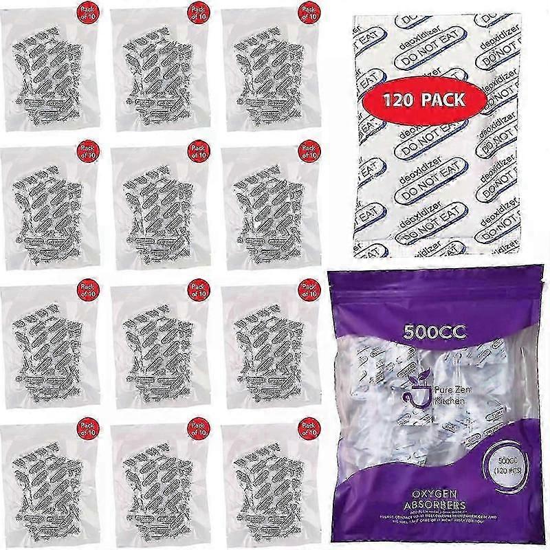bästa syreabsorbenter 500cc matförvaring 120-pack