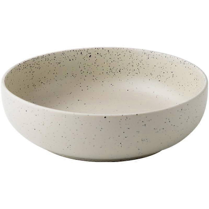 Vintage Large Capacity Ceramic Salad Bowl for Kitchen and Fruit Serving