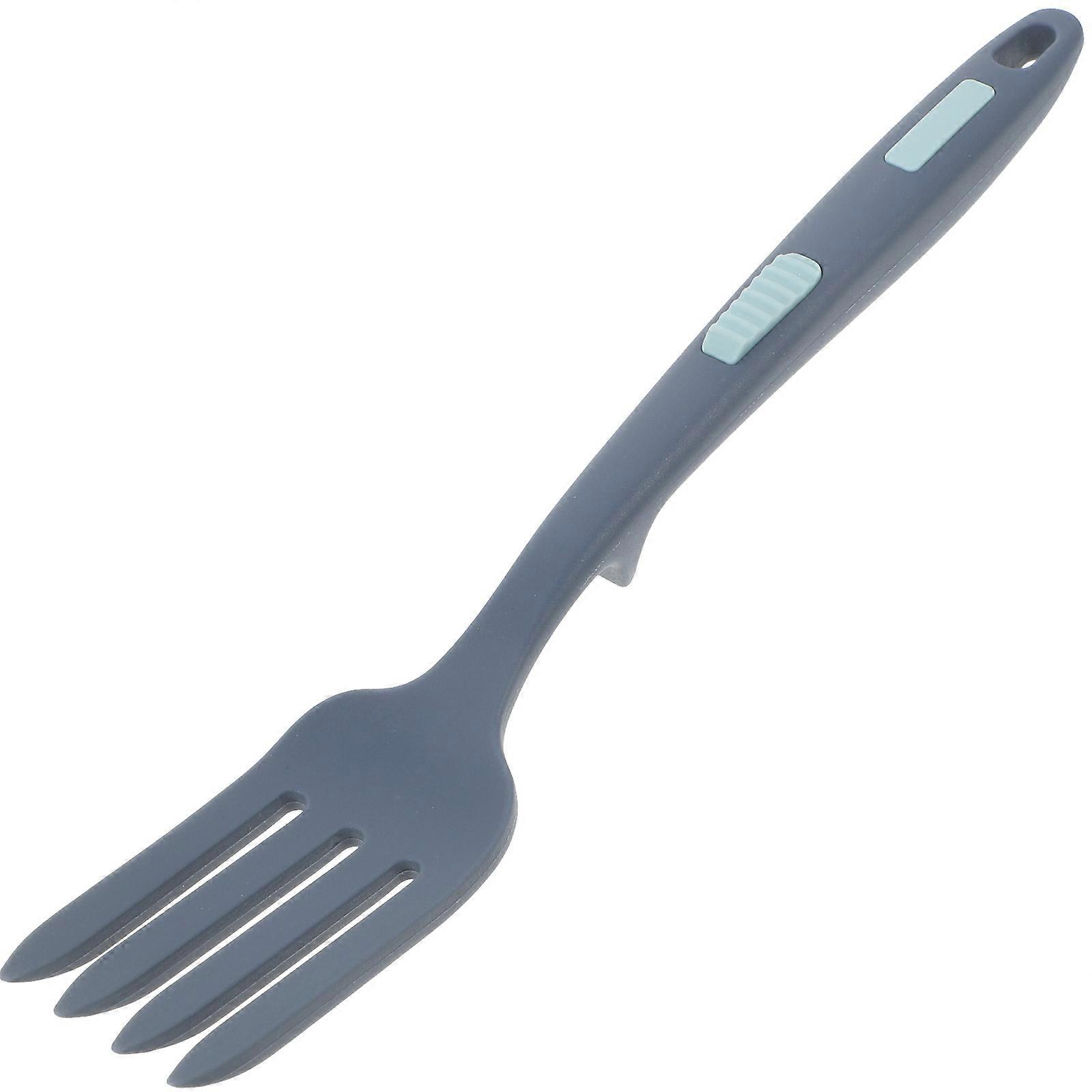 Dark Blue Silicone Cooking Fork for Food Cooking Fork Kitchen Use