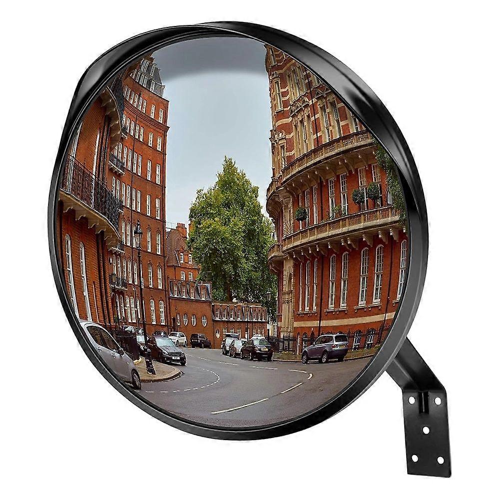 12 Inch Acrylic Convex Mirror, Adjustable Wide Angle View Indoor Security Mirror, Corner Security Blind Spot