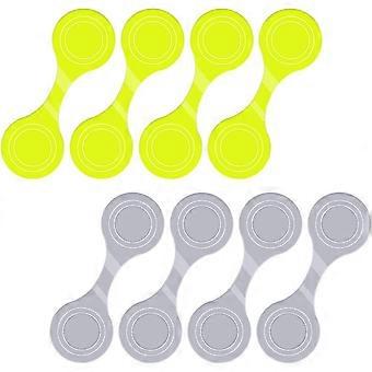 Reflectores magnéticos - Paquete de 8 para seguridad y visibilidad