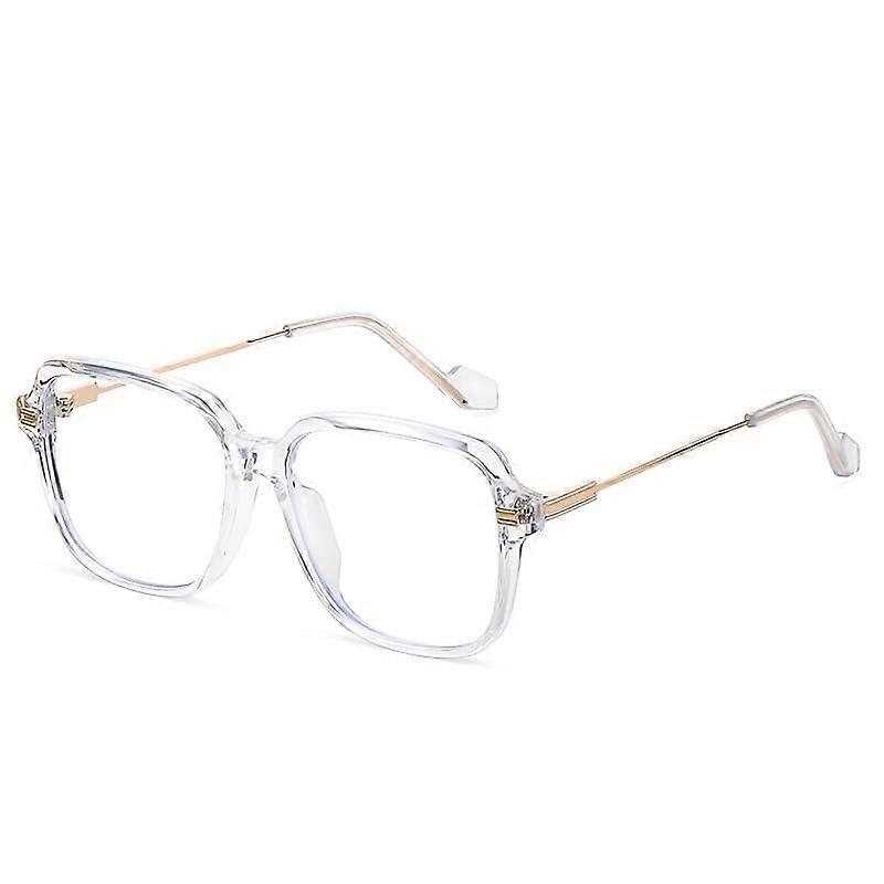Blue Light Blocking Reading Glasses +2.00 Square Frame Anti Eye Strain HD Clear Lens