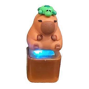 Cartoon Capybara Keyboard Keychain - Sound & Light Stress Relief - for Kids & Adults Sensory Toy
