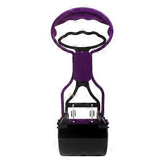 Dog Poop Scooper with Ergonomic Long Handle for Hygienic Outdoor Pet Waste Cleanup