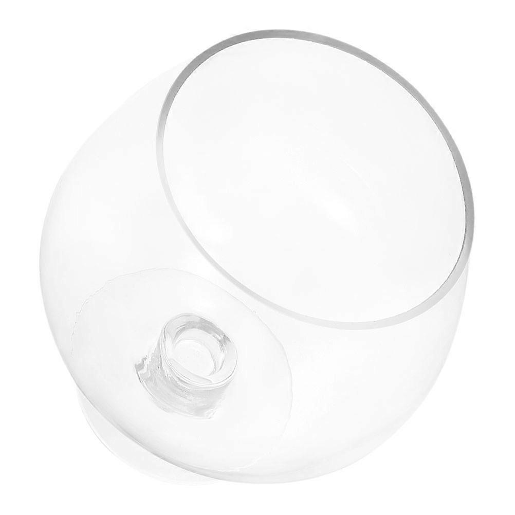 Multi-Function Betta Tank Clear Small Aquarium Desktop Fish Bowl Planter 7000Ml Transparent 1Pcs