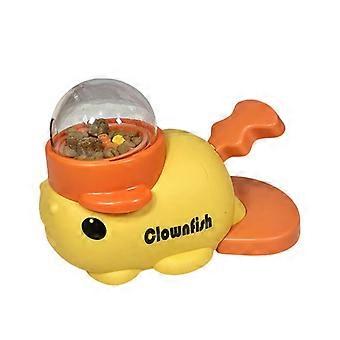 Clownfish Press Aktiveret Godbidsdispenser til Hundefoder Tilskynder til Indendørs Motion og Mental Stimulering