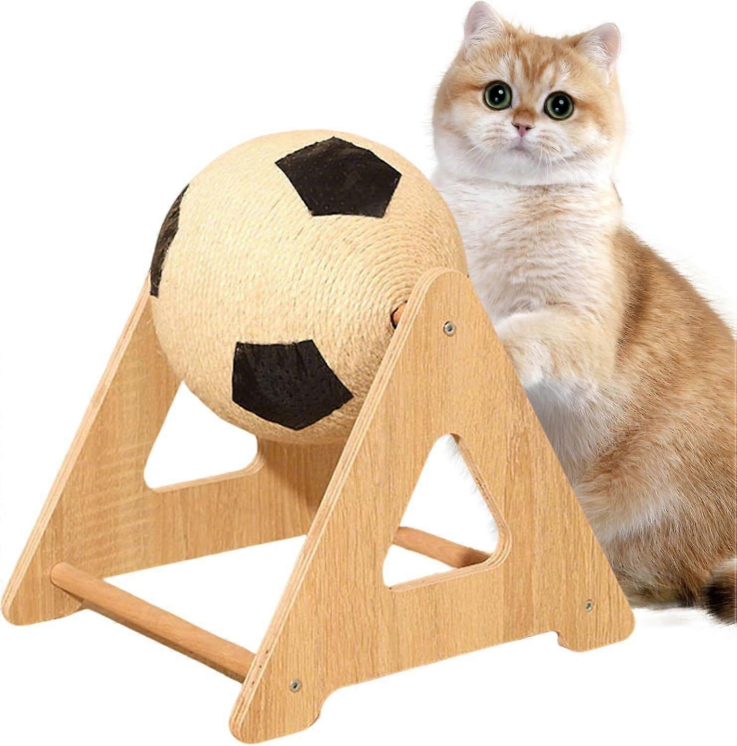 Cat Scratching Ball Indoor Interactive Cat Toy, Durable Reusable