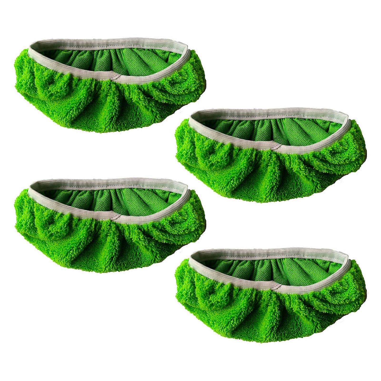 4/6Pcs Microfiber Flat Mop Replacement Covers for Wet Dry Cleaning
