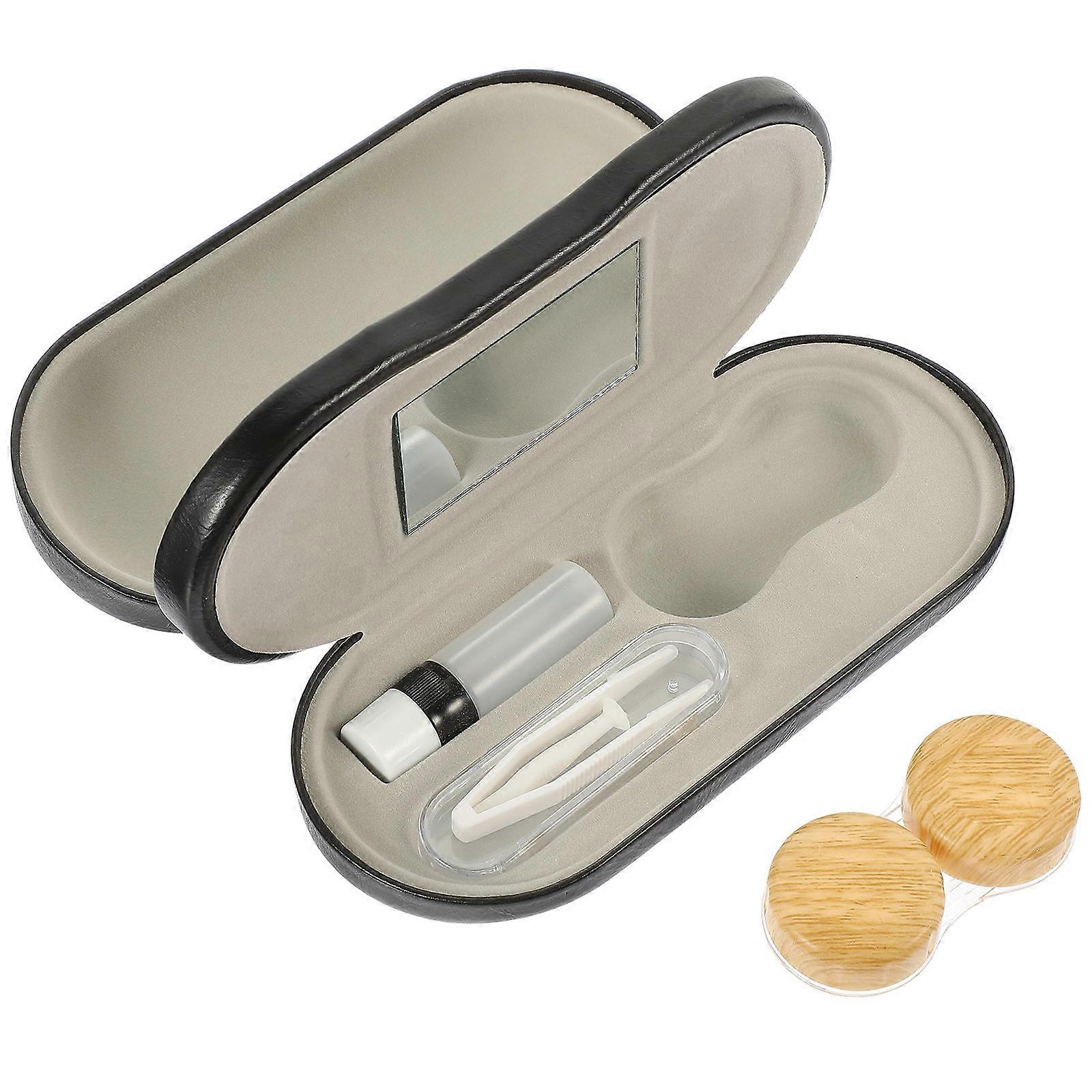 Glasses Case with Dual-Use Function for 2Sets Storage