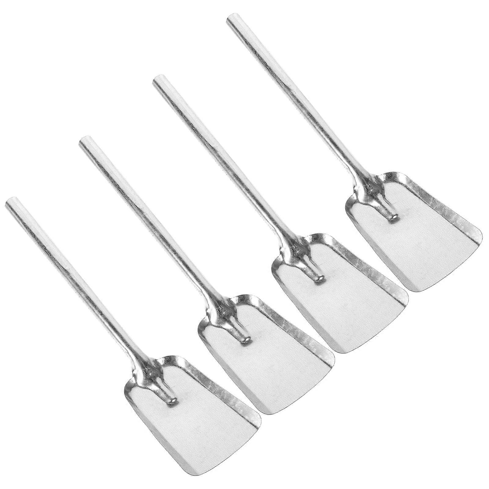 Coal Ash Spatula Professional Ash for Efficient Use 4Pcs Set