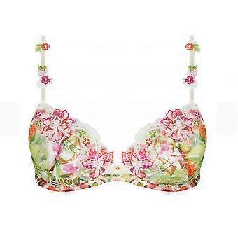 Luxury push-up bra with embroidery and tulle | Perfect round shape