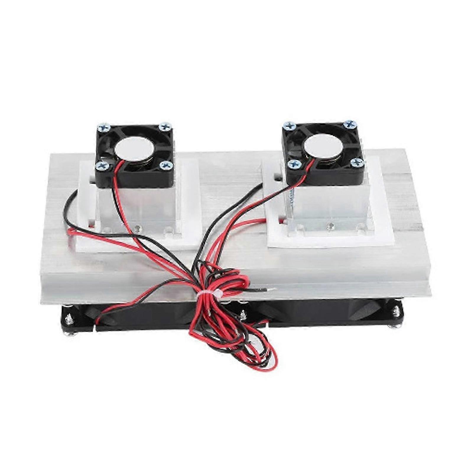 Dual Core Cooling System Kit 12V Semiconductor Refrigeration Cooler Module for Mini Air Condition
