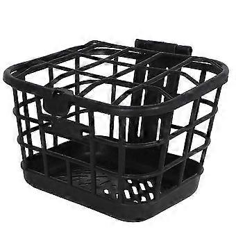 Cesta de bicicleta delantera negra de alta resistencia con gran capacidad - Fácil de instalar para scooters y bicicletas