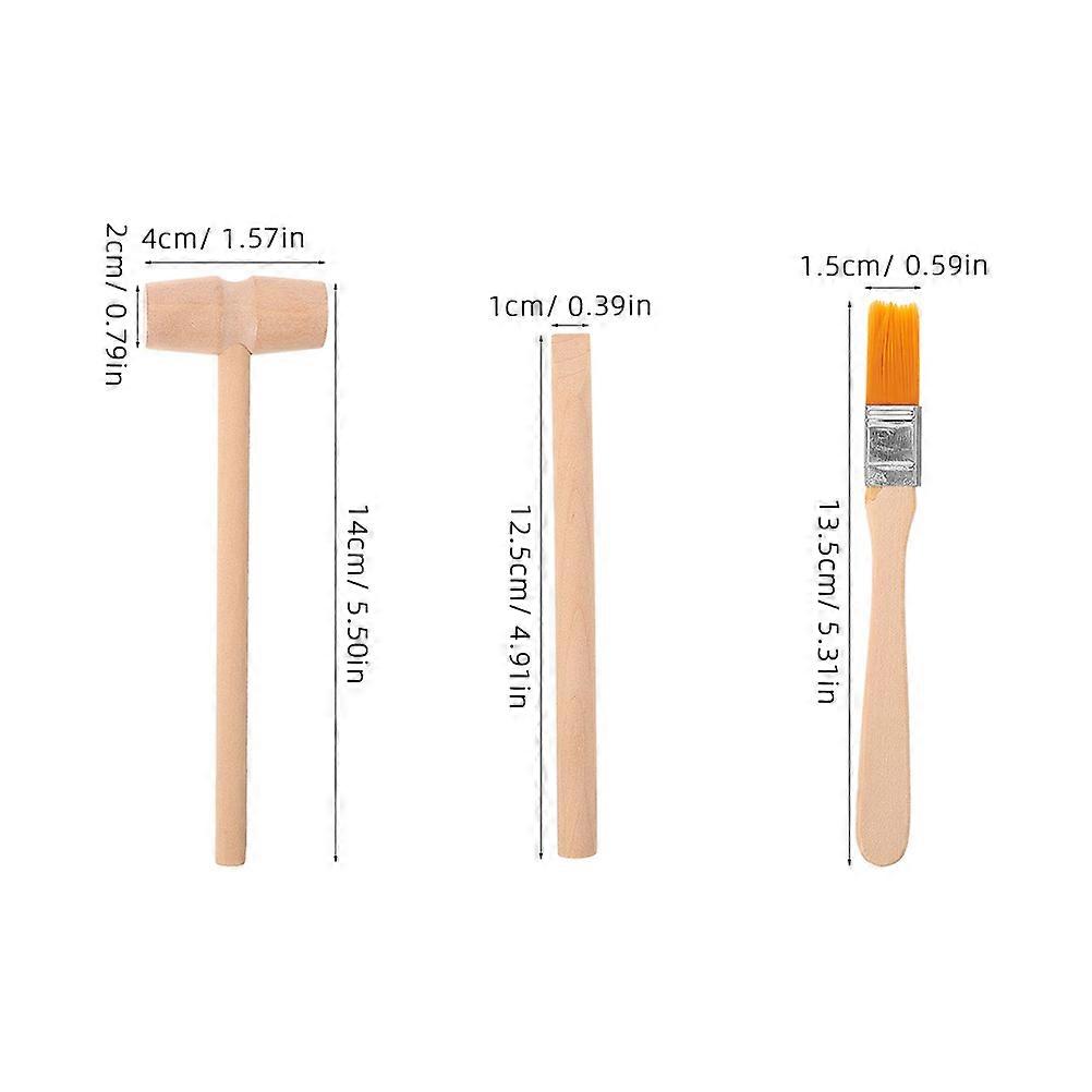 Dinosaur Tools Kit for Stem Education 6Pcs Digging Toy Set