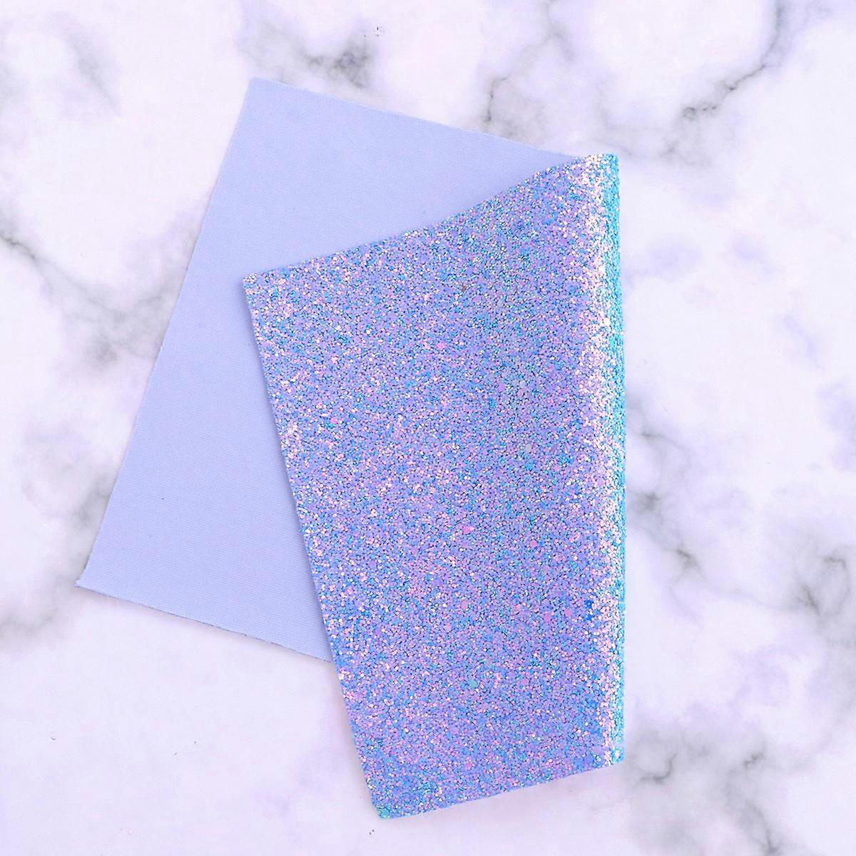 Chic PVC Sewing Fabric For Crafters And Makers Rectangular Shape Sky-blue Durable 1Pack