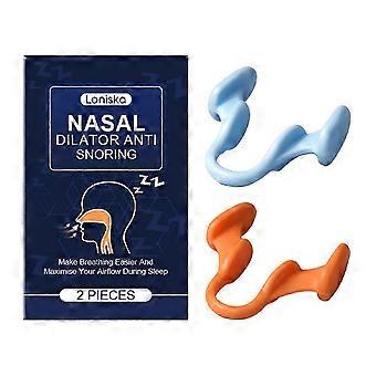 3 Set LANISKA 2Pcs Nasal Dilator Anti Snoring Device Silicone Nose Vents Sleep Aid for Breathe Easy _yg3