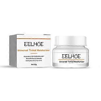 Moisturizing Sunscreen Cream with Blue Algae and Pomegranate Seed Oil - UVB Protection, Brightening Formula for Dry Skin