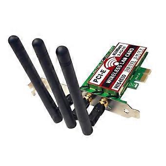 450Mbps Wireless Network Card WiFi PCI-E LAN Card Antennas Desktop PC