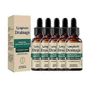 1-5x Verpakking 60ml per Fles Lymfedrainage Essentie Druppels voor Lichaamsverzorging - Nieuw Product_pfus QHHJV
