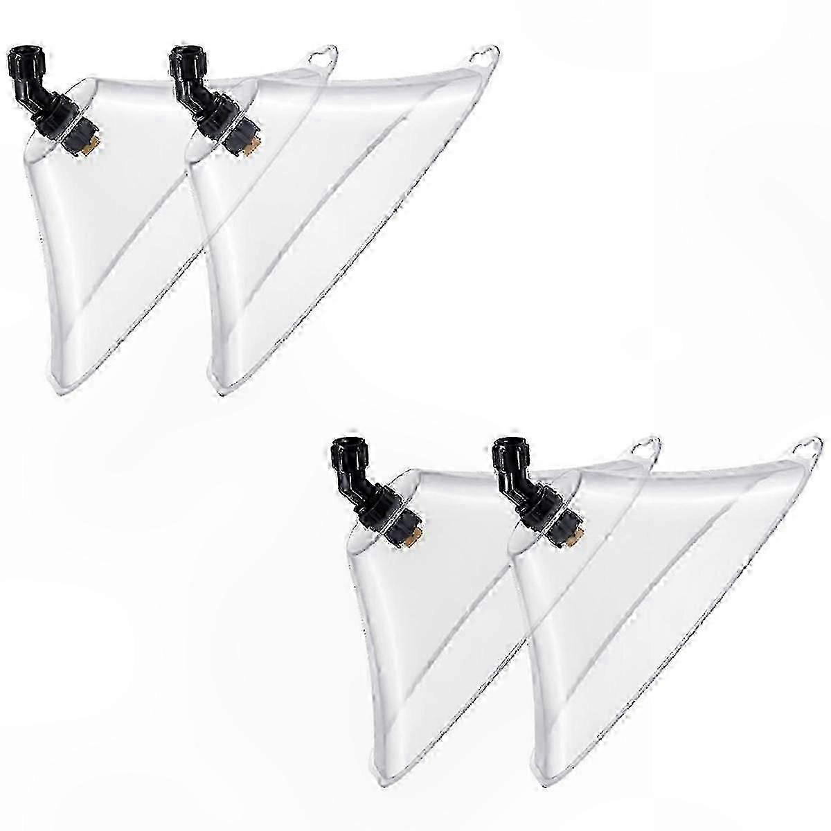 4-Pack Windproof Spray Nozzle with Adjustable Sprayer for Gardening Tasks