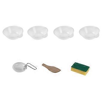 7pcs Outdoor Small Bowl Tableware Accessories Portable Camping Tableware