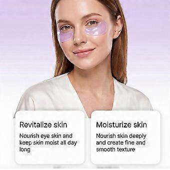 1/2/3pcsRetinol PDRN Peptides Gel Under Eye Patches 5 Pairs, Hydrating Hyaluronic Acid Eye Mask, Reduce Puffy Eyes & Dull Dark Circles, Revitalize Tir