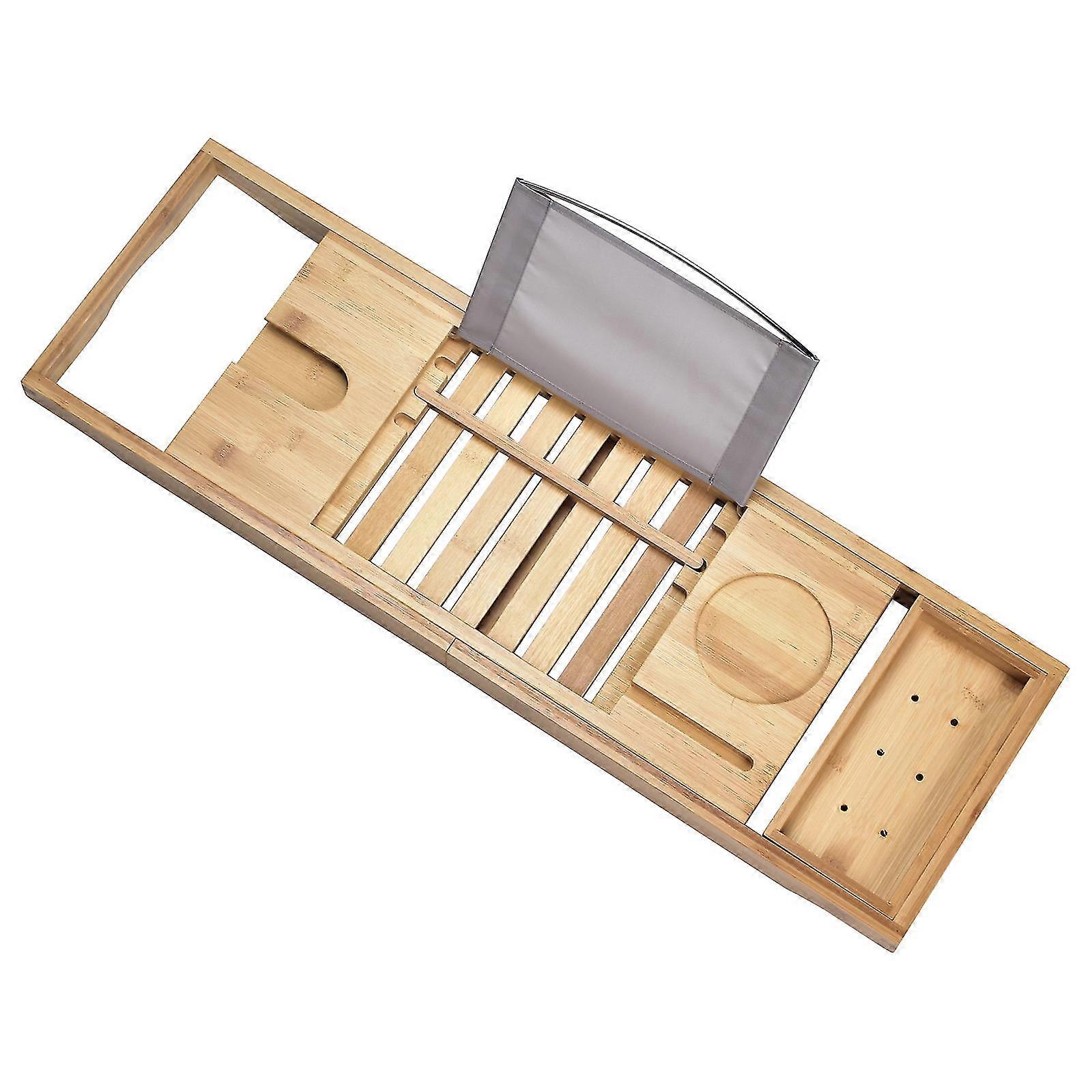 Wooden Bath Shelf Bath Board - Bath Accessories Bath Shelf 70-100 cm Extendable