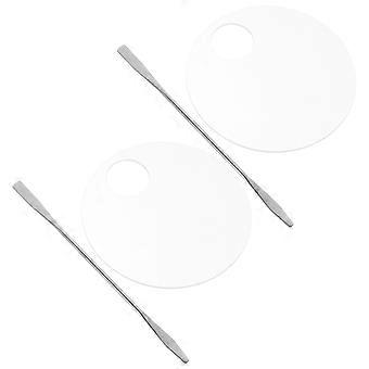 Makeup Mixing Palette Acrylic Artist Cosmetic Palette for Nail Art 6Sets