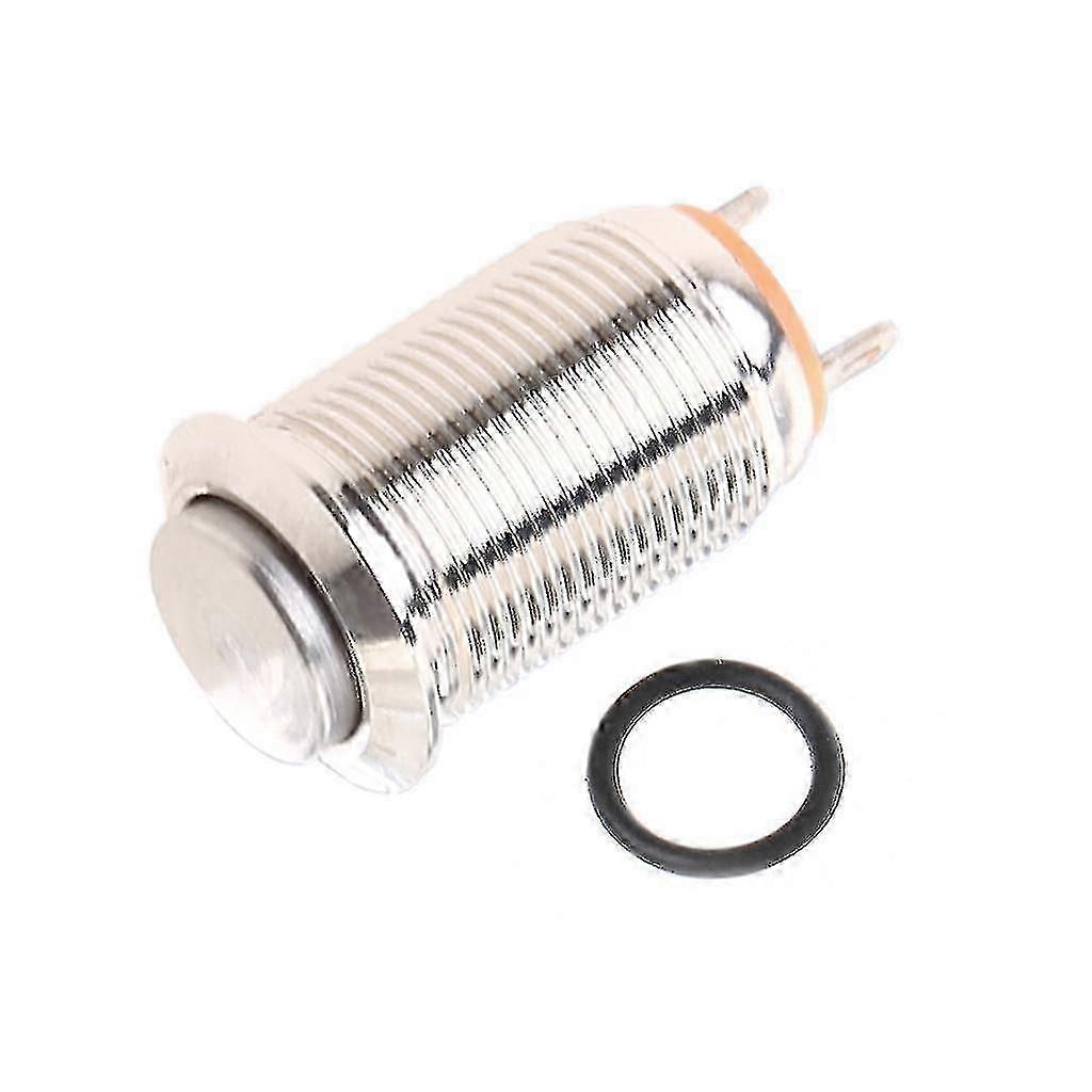 12mm Waterproof Self-locking Latching Metal Push Button Switch High Flush